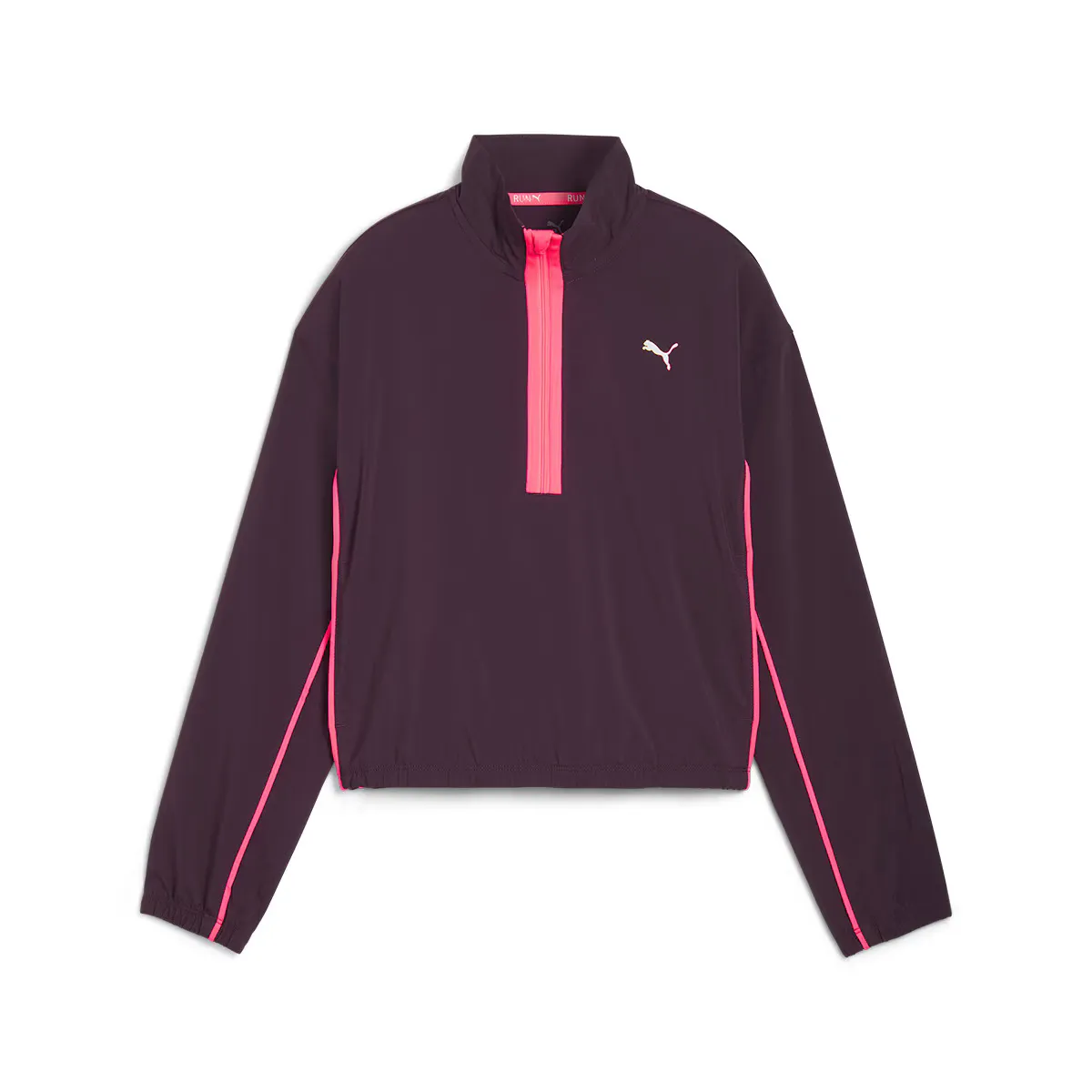 

Женская куртка Puma Run for Her Fashion Woven Half Zip, фиолетовый