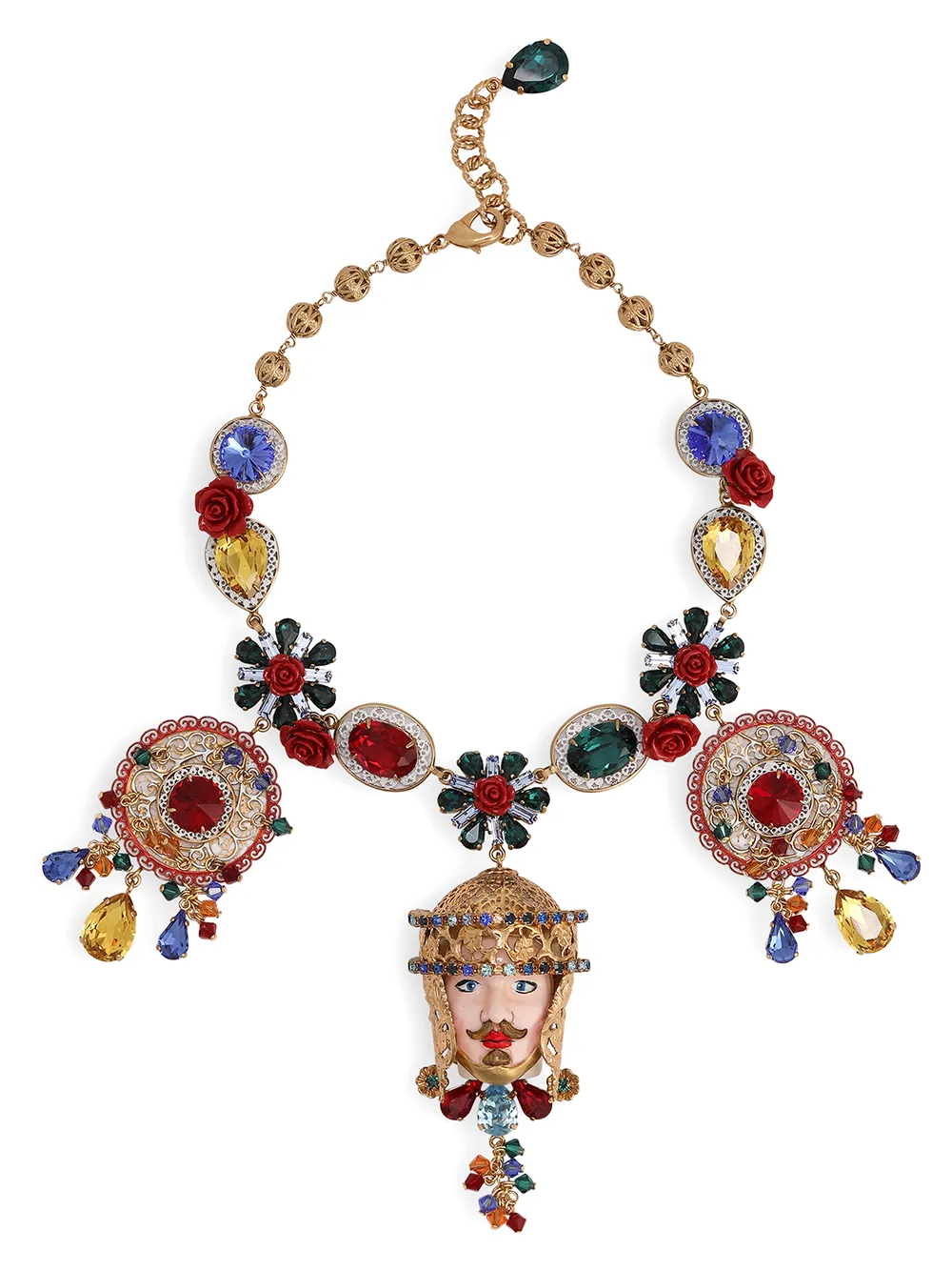 

Чокер со стразами Dolce & Gabbana, золотистый