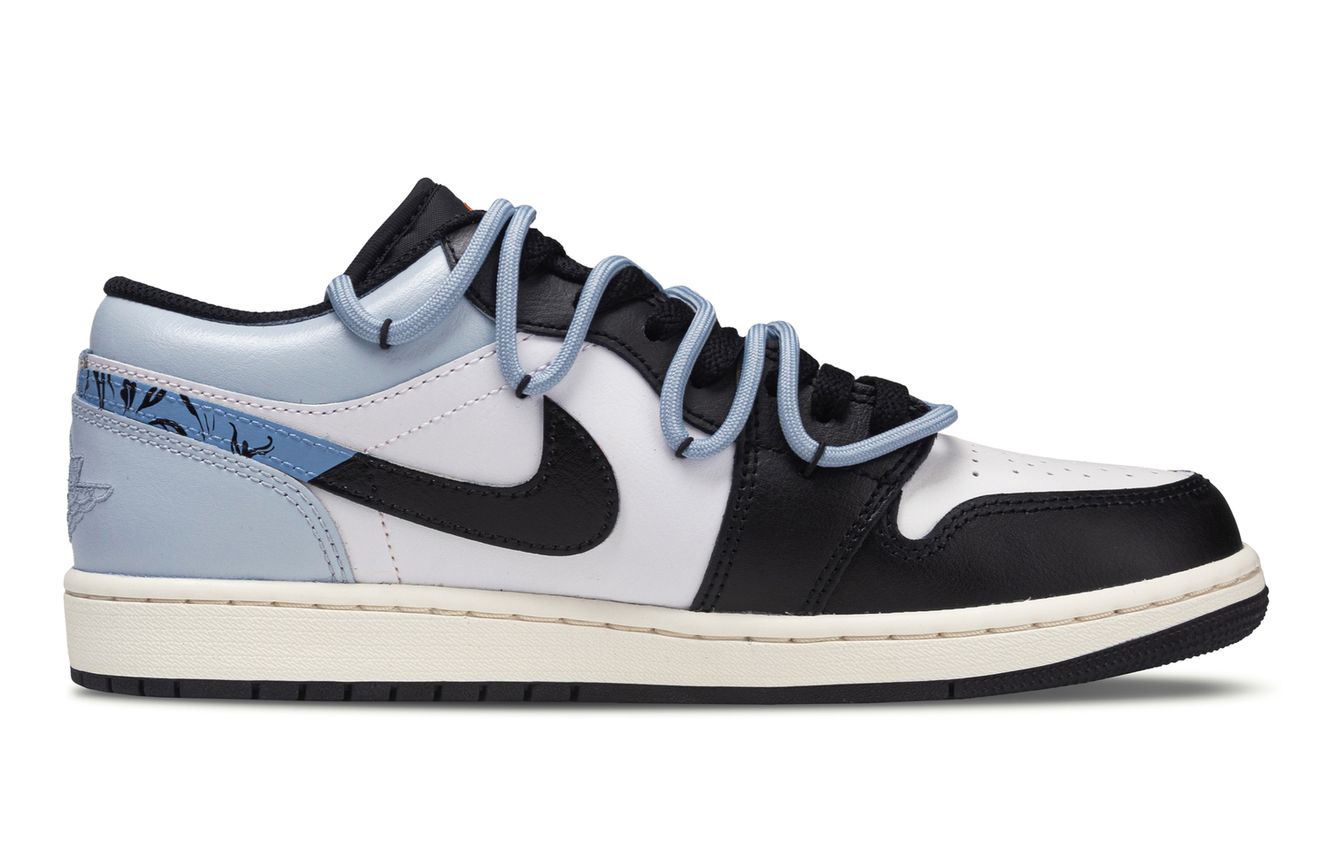Jordan Кроссовки Air 1 Beyond The Dream Abrasion Resistant Low top Vintage Basketball Unisex Blue Black — фото 3