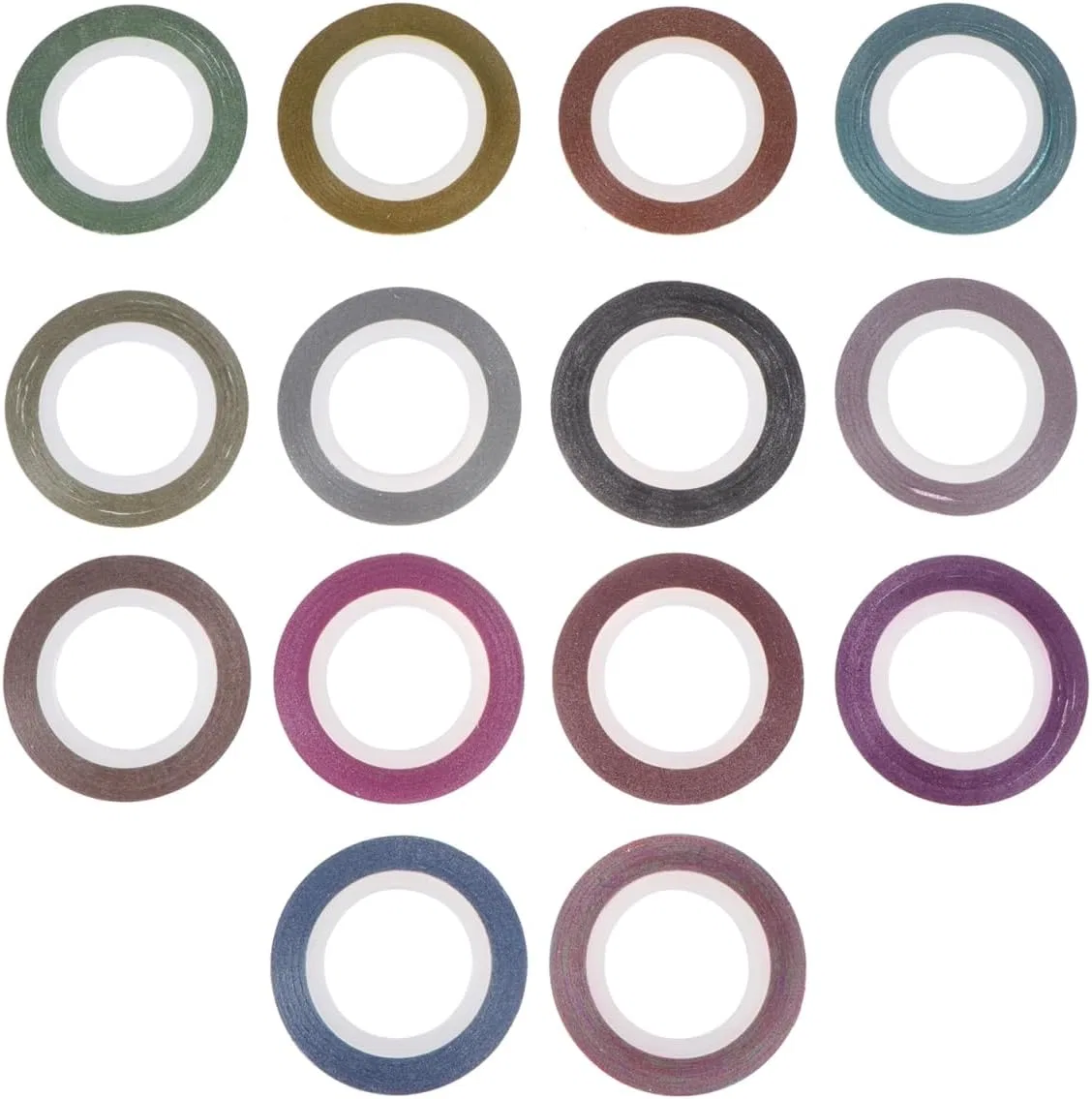 Набор лент для дизайна ногтей FRCOLOR, 14 рулонов Frcolor