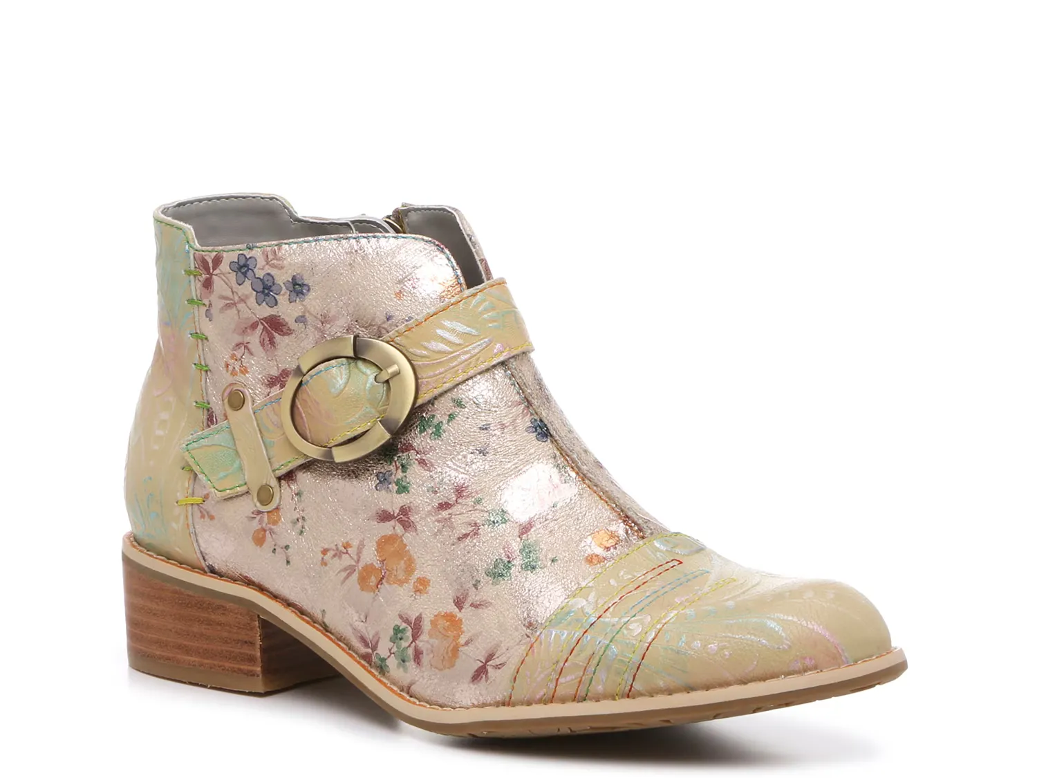 Ботильоны Coralie Bootie L'Artiste By Spring Step, цвет beige_mintgreen_multicolor