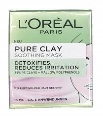 

Loreal Absolute Clay Mask, успокаивающая кожу 15 мл L'Oreal Paris