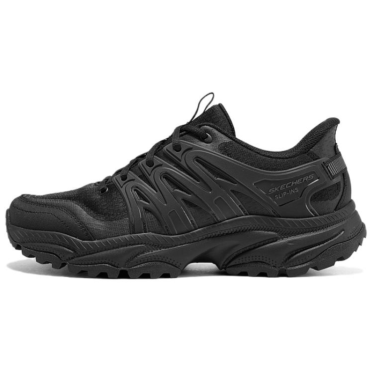 

Skechers ВИГОР ЭйТи Абразивностойкие низкие альпинистские туристические ботинки мужские черные - черный+логотип бренда сумка для покупок, цвет Black+Brand Logo Shopping Bag