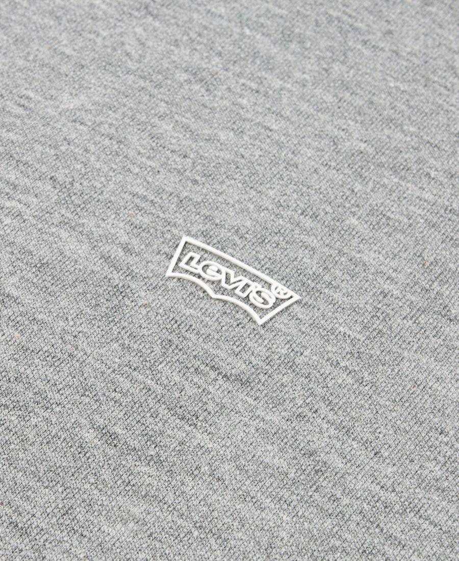 Детская толстовка с круглым вырезом и микро-брендингом (8-20 лет) Levi's, Gray Heather — фото 3