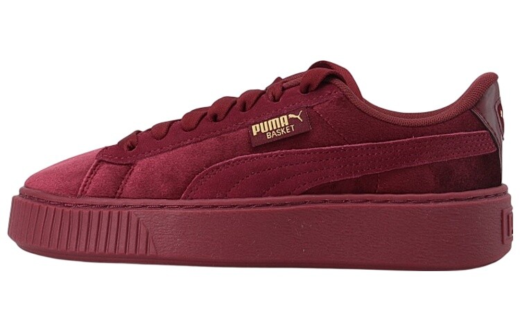 Кроссовки PUMA Platform Velvet Purple Low-Top Sneakers Purple Women's