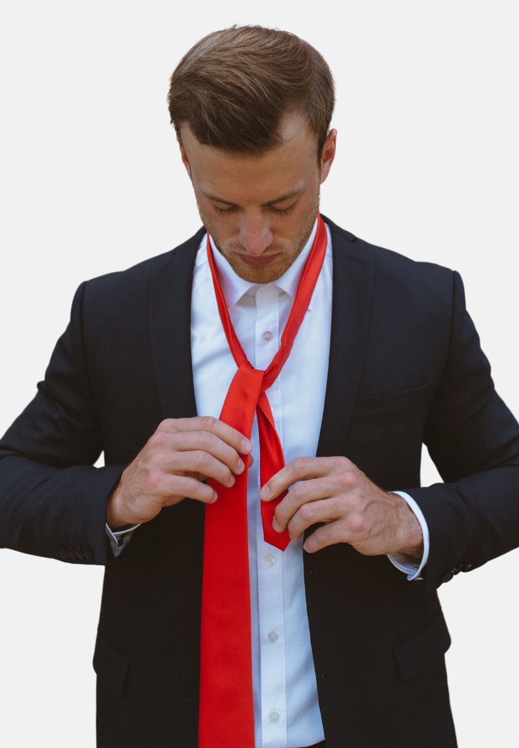 

Запонки SET - Tie Massi Morino, цвет Rot