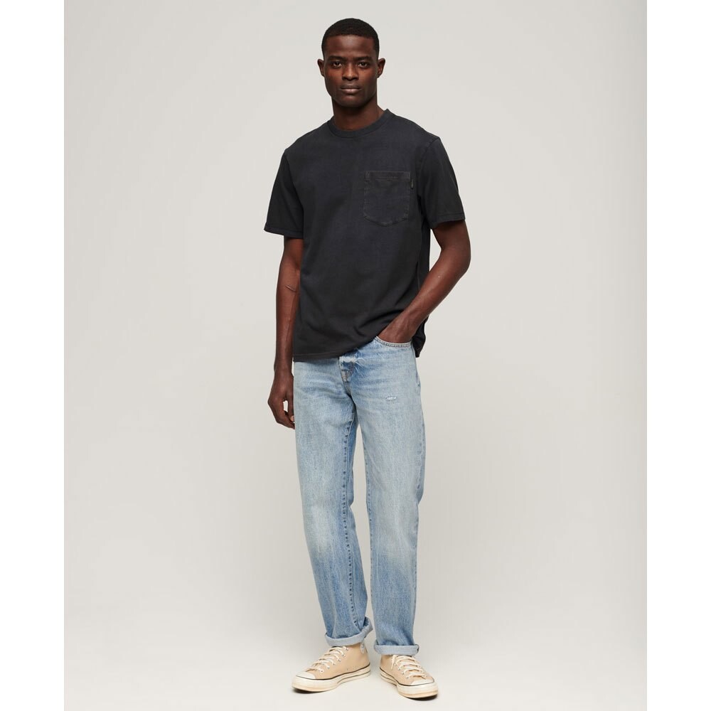 

Футболка Superdry Contrast Stitch Pocket Short Sleeve Round Neck, серый