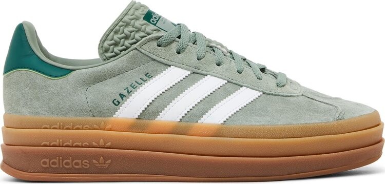 

Кроссовки Wmns Gazelle Bold 'Silver Green Gum', зеленый