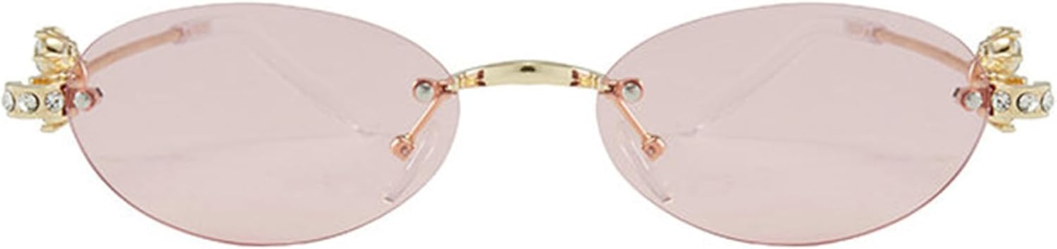 

Солнцезащитные очки Helena Bling с овальными стразами для женщин, модные, в стиле Y2k, с бриллиантами, черные, с защитой от УФ-излучения UV400 и металлическим покрытием, C4