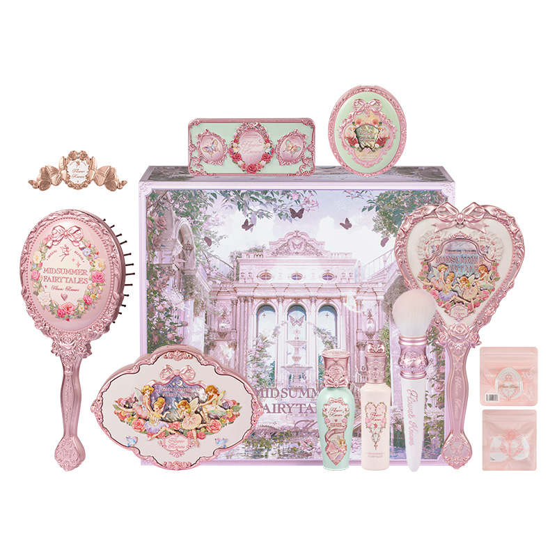 

Цветочная палитра для макияжа FlowerKnows Midsummer Night Firefly, легко растушевывается, натуральный глянцевый эффект, матовое покрытие для губ Flower Knows