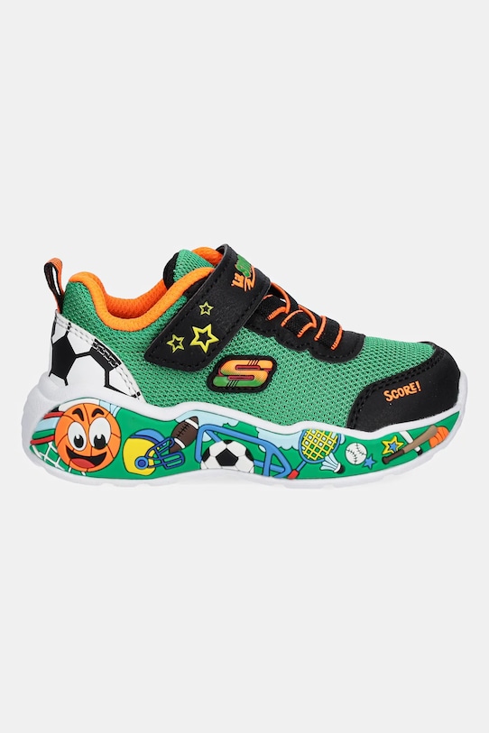 Детские кроссовки Play Scene Skechers, зеленый — фото 2