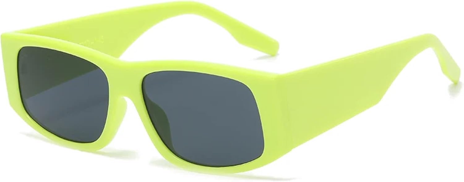 

Солнцезащитные очки с защитой от УФ-излучения UV400 | Большая оправа, широкие дужки | Для женщин и мужчин | Для занятий спортом на открытом воздухе и вождения DSVIGF, Green Grey