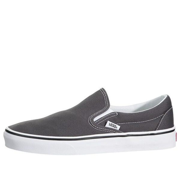 

Кроссовки classic slip-on 'charcoal' Vans, серый