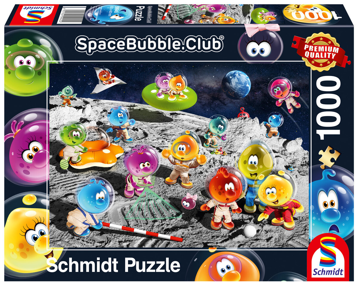 

Schmidt, PQ SPACEBUBBLE Пазл На Луне, 1000 шт.
