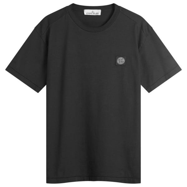 

Футболка с нашивкой-логотипом Stone Island, черный