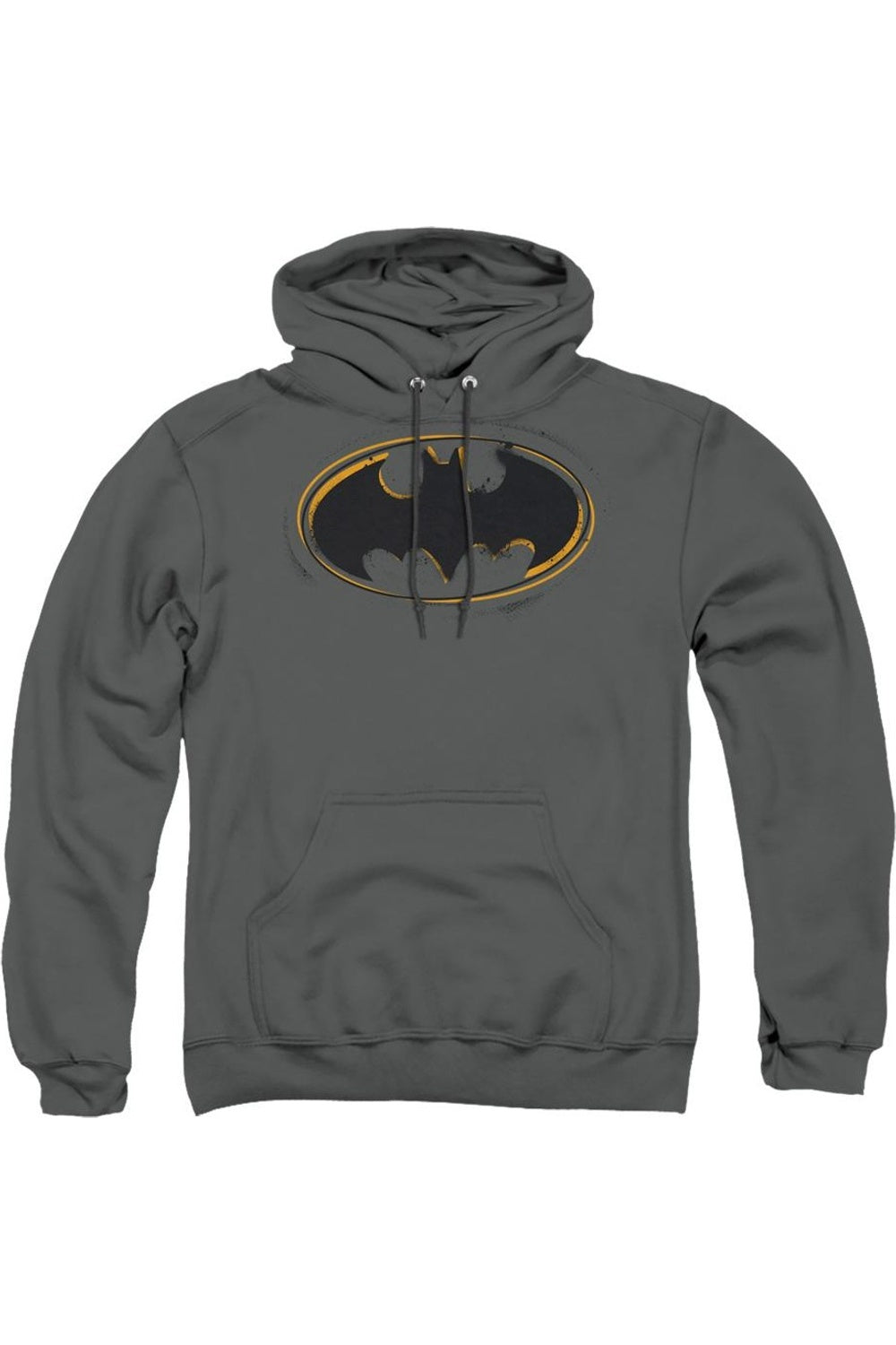 

Толстовка с капюшоном Batman Spray Paint Logo для взрослых Gildan, цвет charcoal