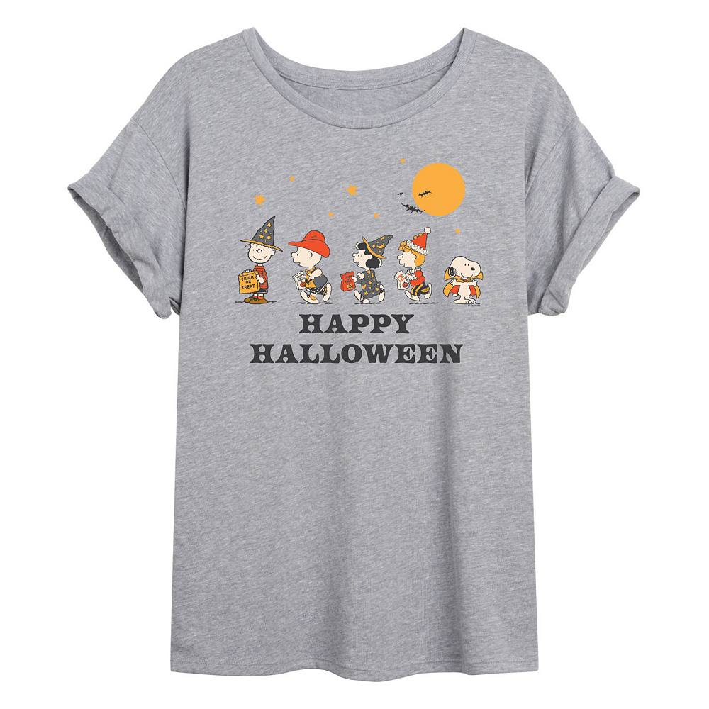 

Большая футболка для подростков Peanuts Halloween Group Licensed Character, цвет Heather Gray