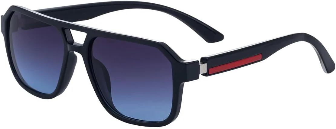 

Мужские квадратные солнцезащитные очки для вождения в стиле ретро с защитой от УФ-излучения, для использования на открытом воздухе и в повседневной жизни GJKTFNJIF, 4