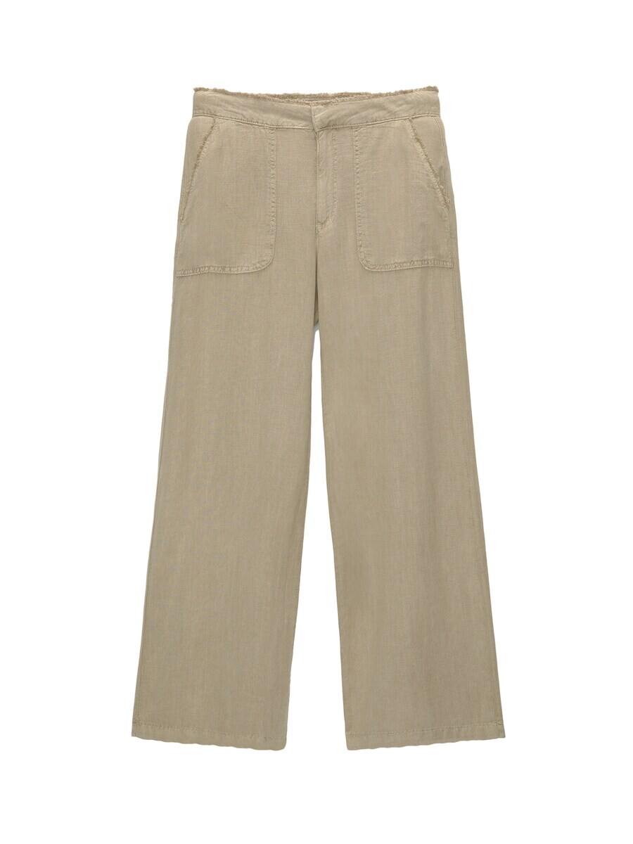 

Тканевые брюки Pull&Bear Wide leg Pants, темно-бежевый
