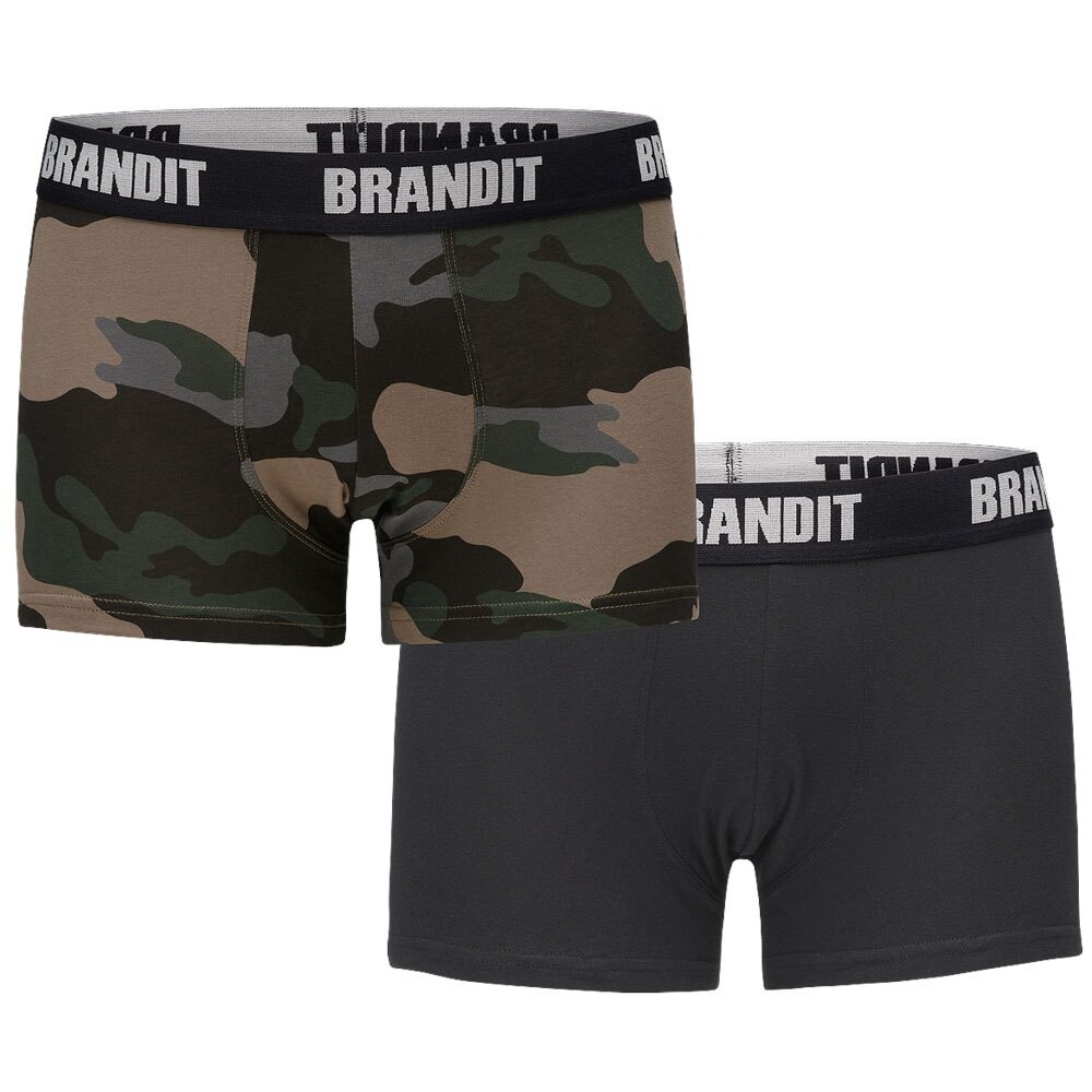 

Боксеры Brandit Logo 2 шт, зеленый