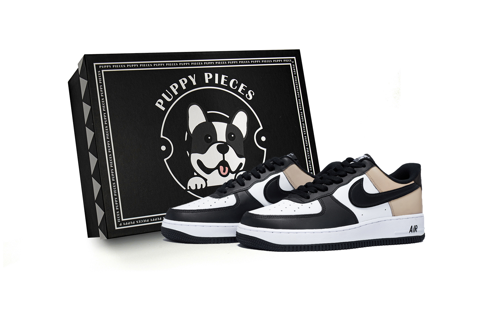 

Nike Фрагмент Air Force 1 Puppy, специальные низкие кроссовки для скейтборда, мужские, белые