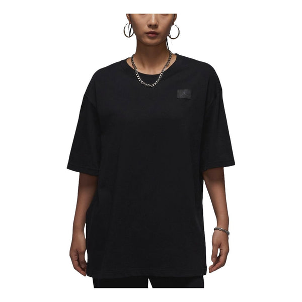 

Футболка essentials oversized t-shirt asia sizing 'black' Air Jordan, черный