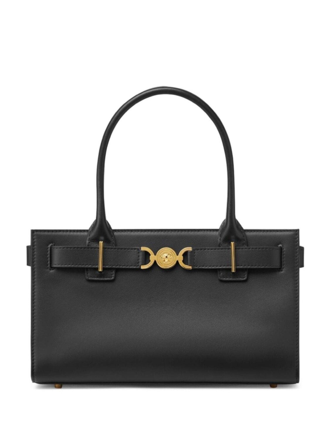 

Сумка-тоут Versace с пряжкой Medusa, черный