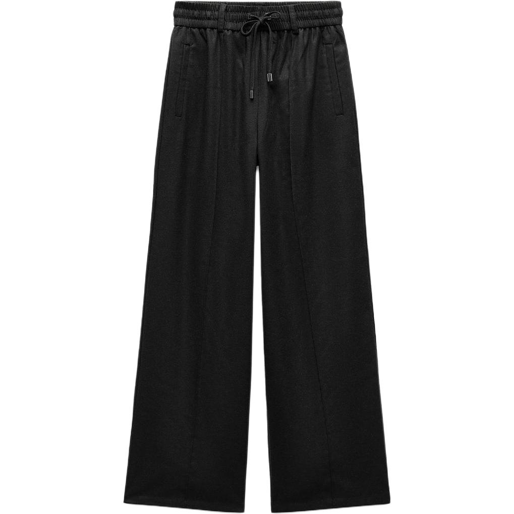

Женские повседневные брюки ZARA, черные