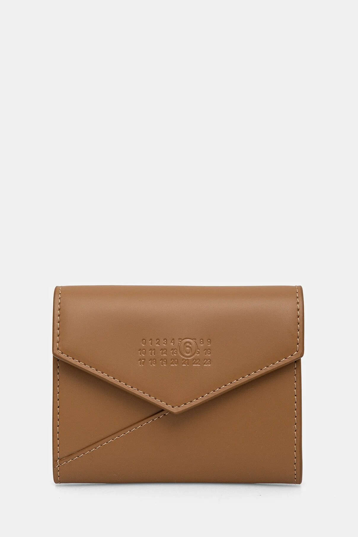 

Кожаный кошелек Mm6 Maison Margiela, коричневый