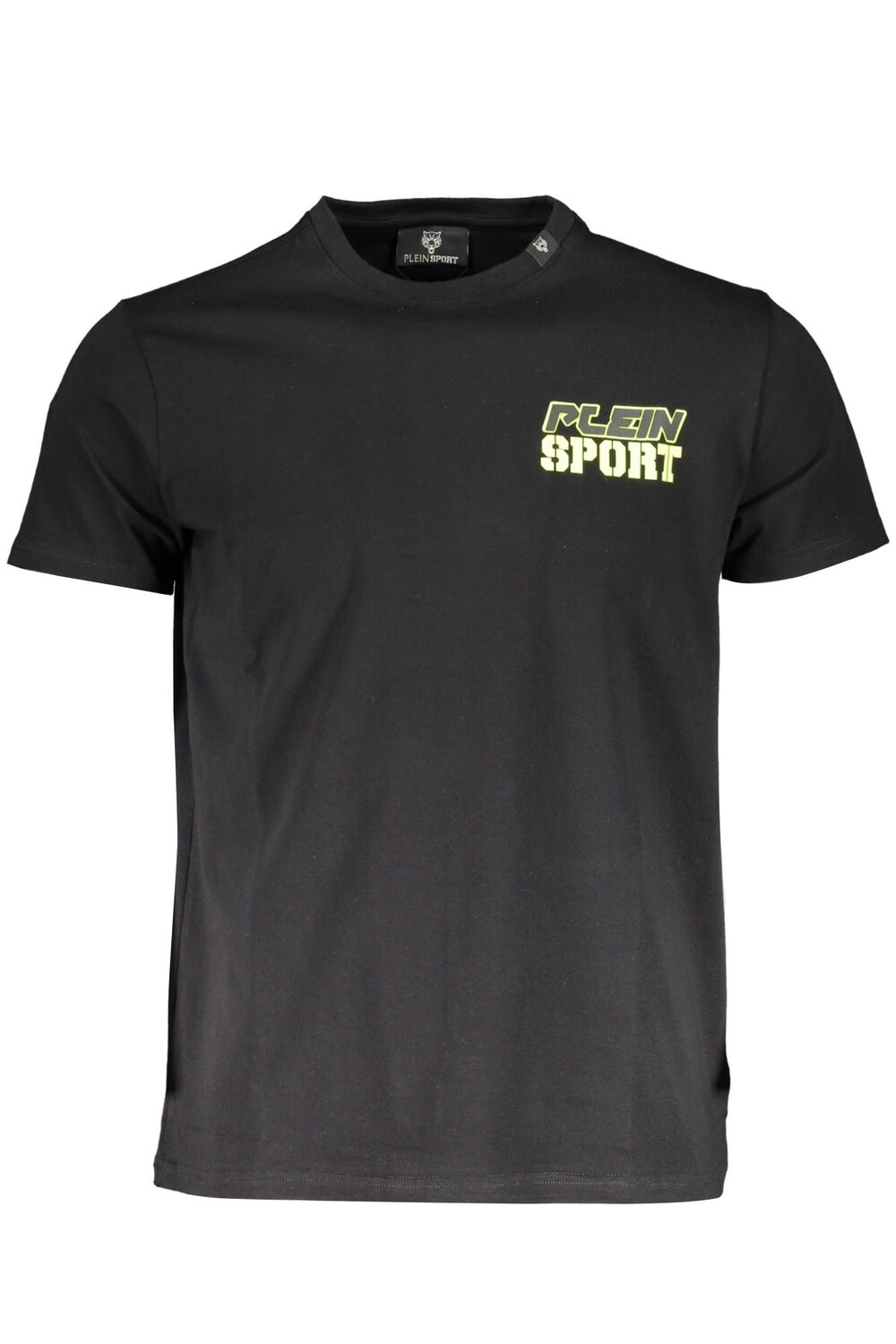 

Черная хлопковая мужская футболка Plein Sport