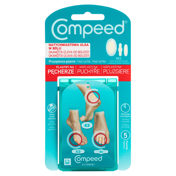 

Пластыри от мозолей, 5 шт./1 упаковка. Compeed