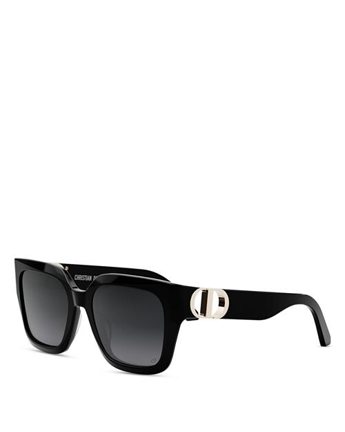 

30Montaigne S8U квадратные солнцезащитные очки, 54 мм DIOR, цвет Black