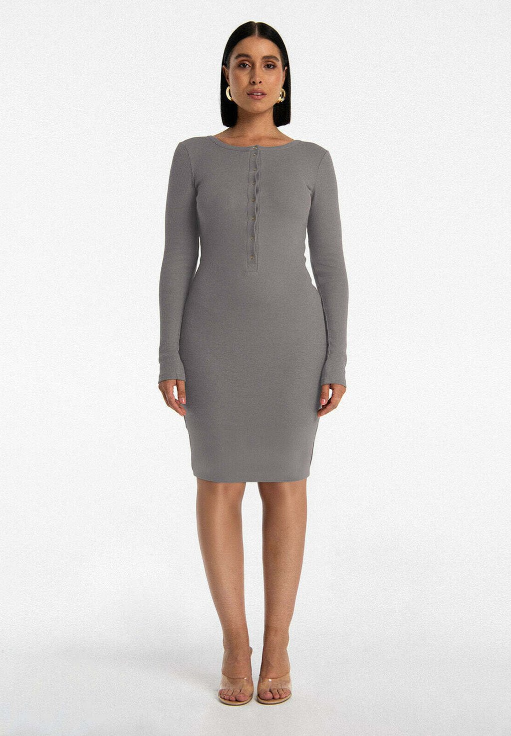 

Платье-джемпер Shift dress Nudyess, пятнистый серый