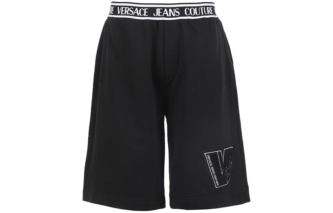 

VERSACE JEANS COUTURE Повседневные шорты мужские черные SS24