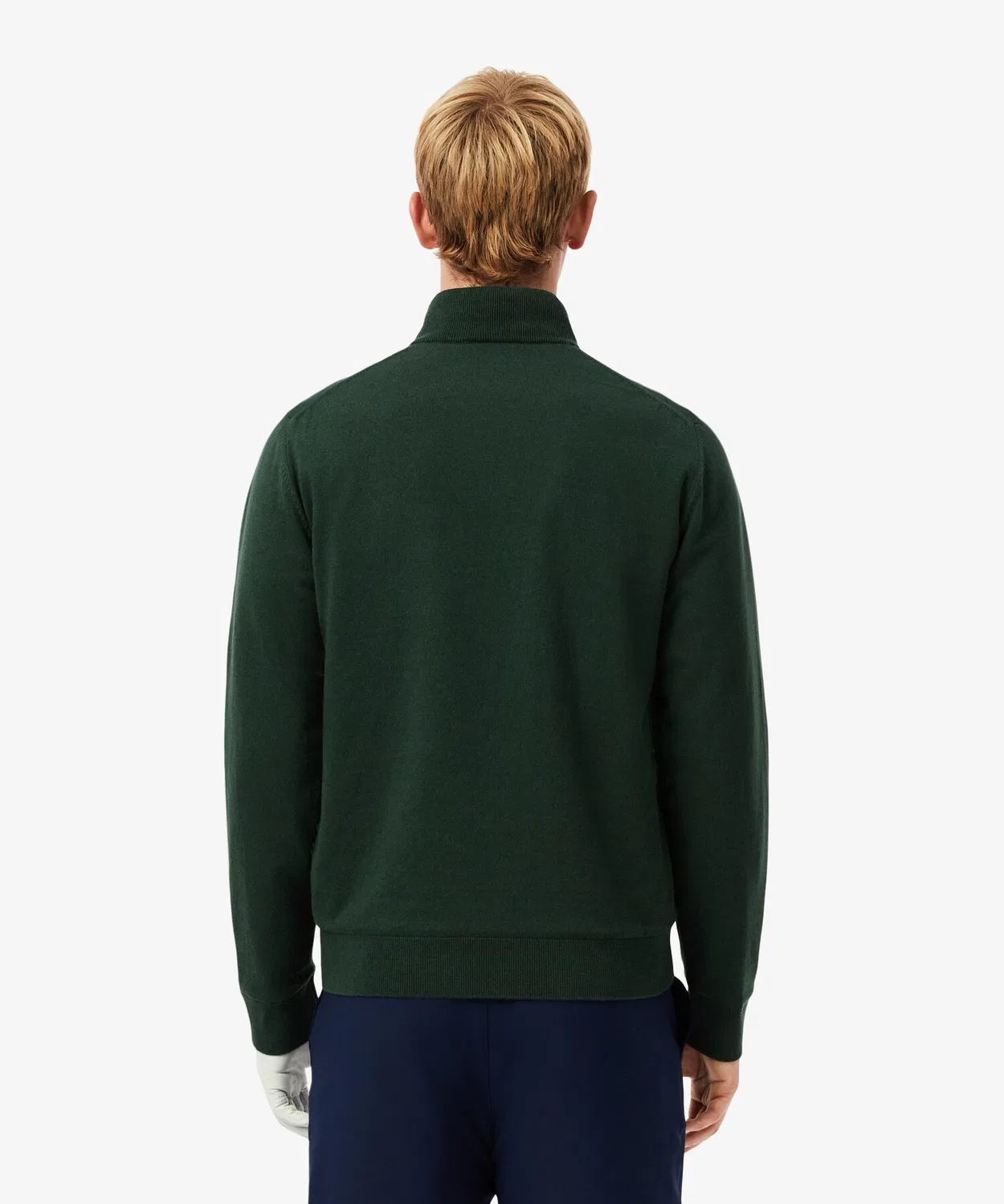 Свитер для гольфа Lacoste Полузастегнутый, Ветрозащитный, Темно-синий — фото 3