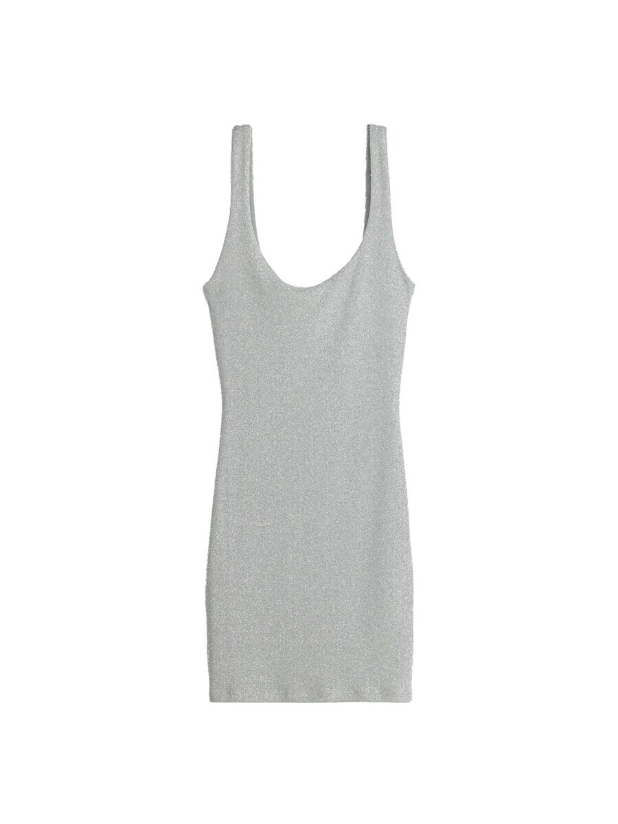 

Платье Bershka, цвет Silver Grey
