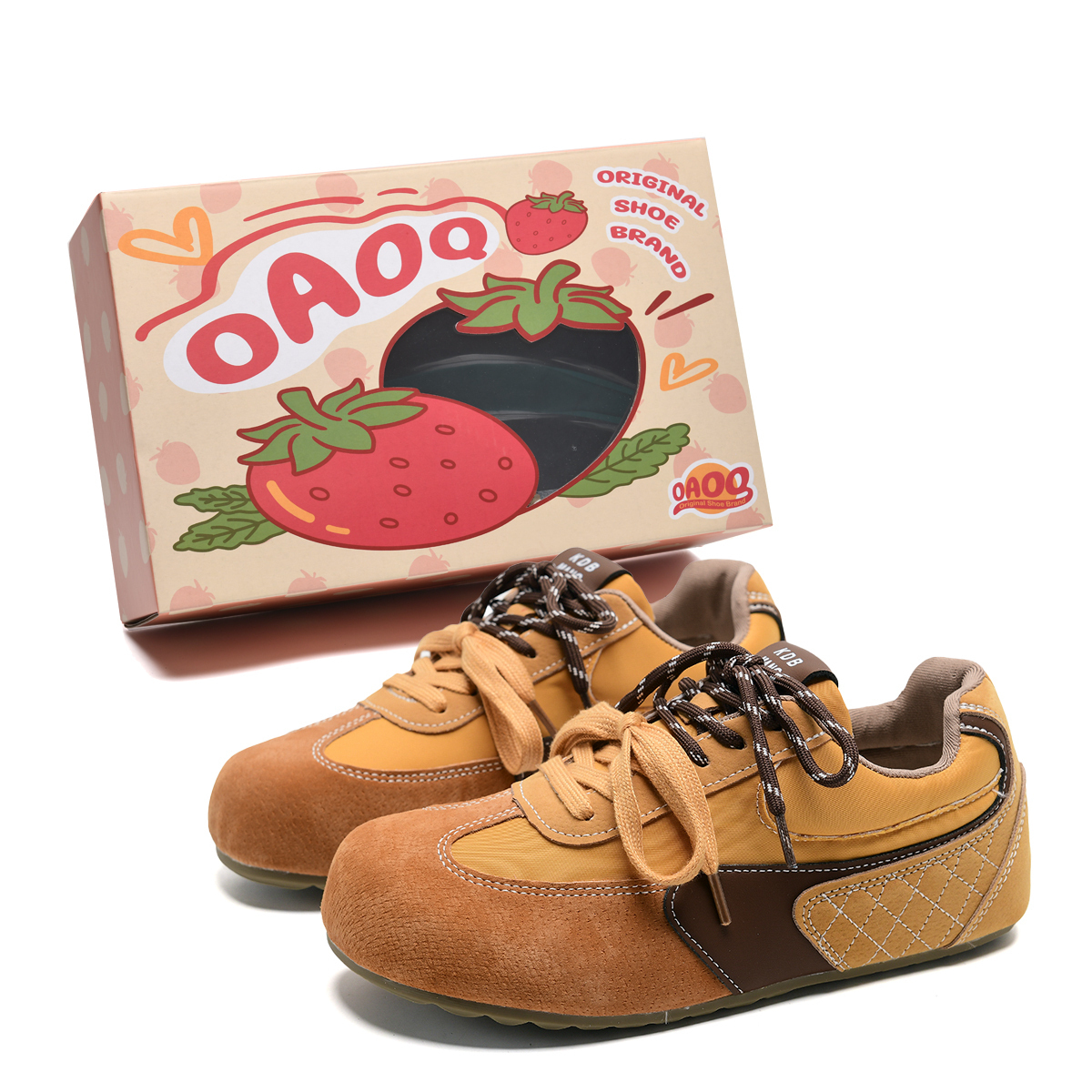 

OAOQ Низкие повседневные кроссовки унисекс цвета хаки-коричневый, цвет Khaki Brown