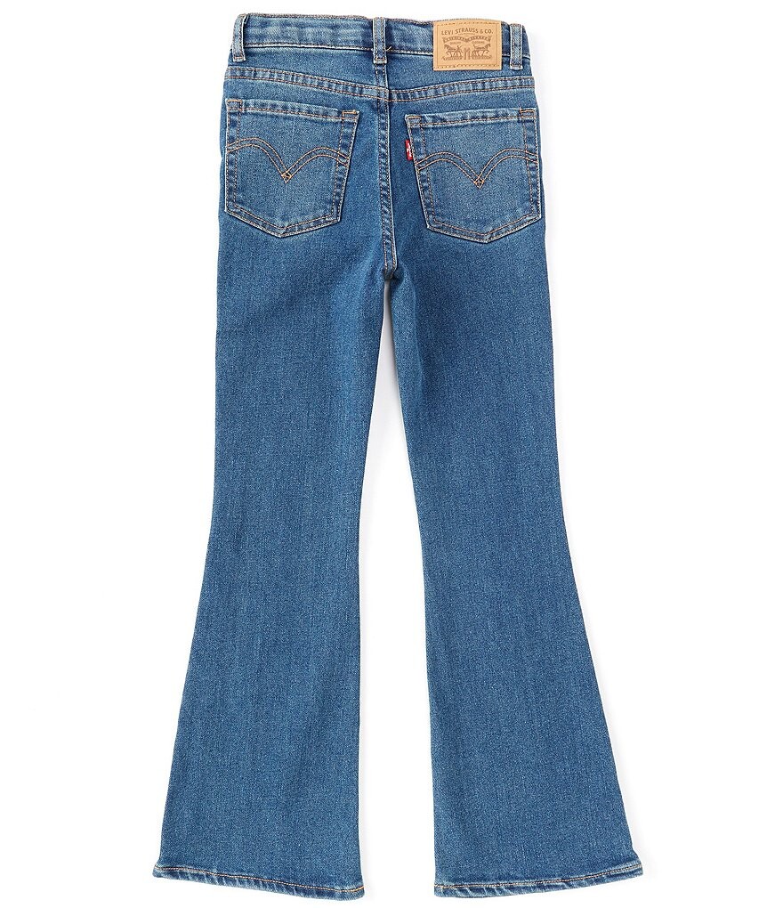 

Джинсы-клеш с высокой посадкой Levi's Big Girls 7–16, синий