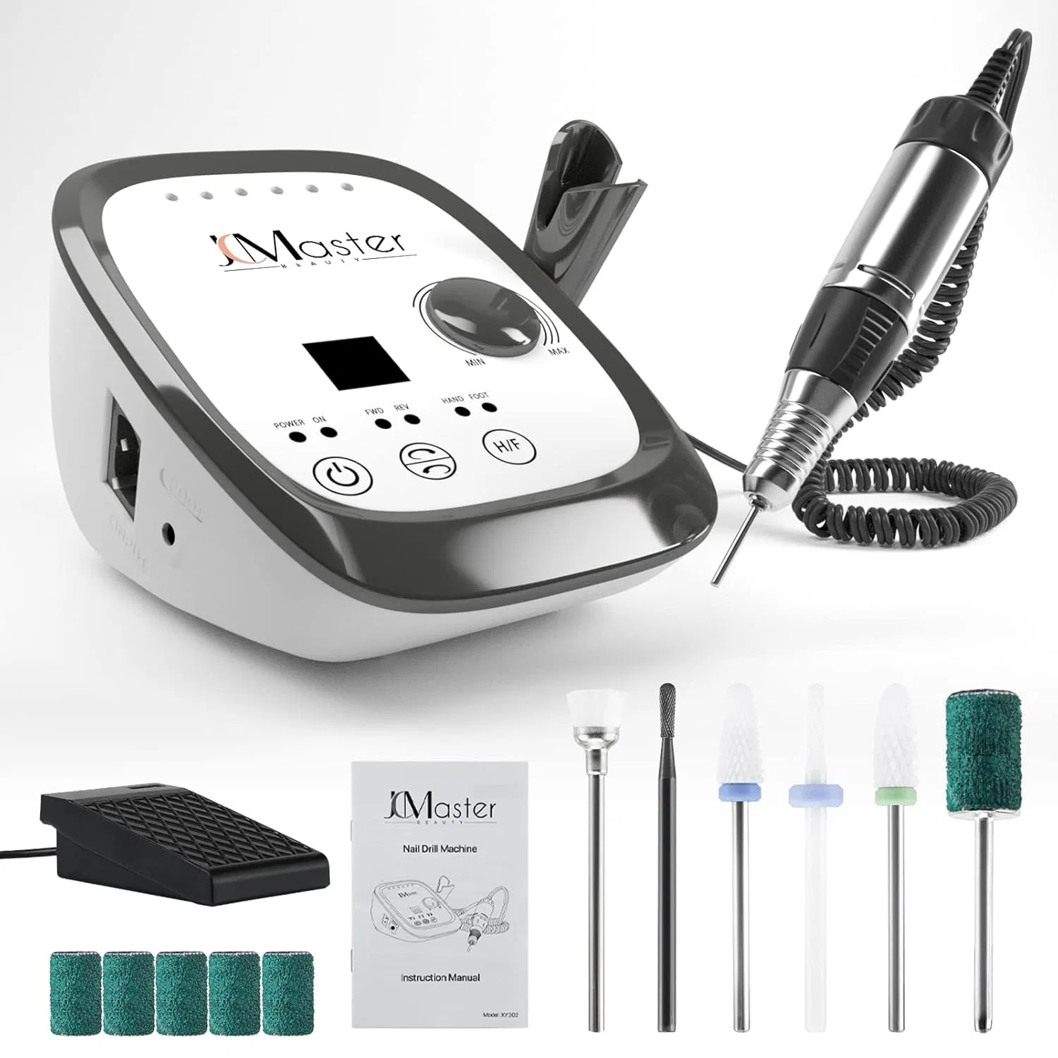 Профессиональный фрезер для ногтей «Nails Max» от JCMaster Professional Jcmaster, Black