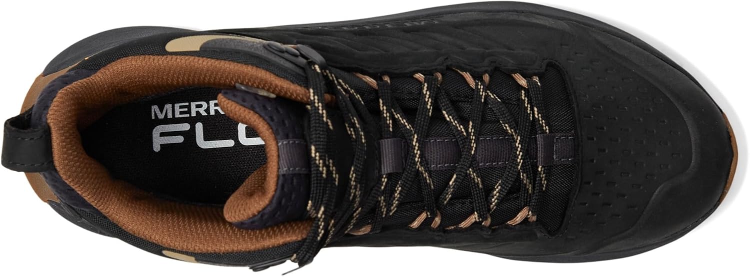 Мужские ботинки Merrell Moab Speed 2 Leather Mid водонепроницаемые, черный — фото 2