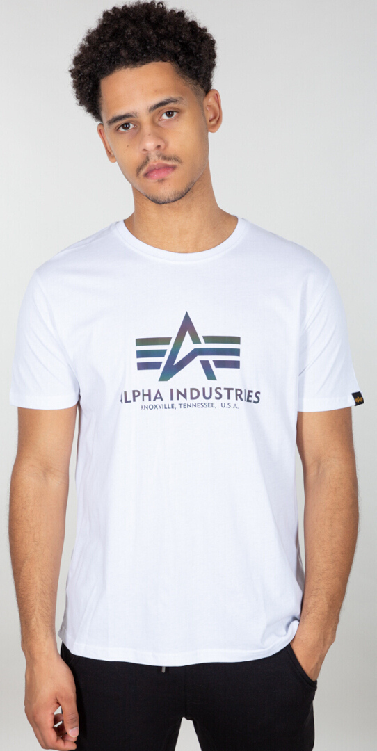 

Футболка Alpha Industries Basic Rainbow Ref. T-Shirt, белый