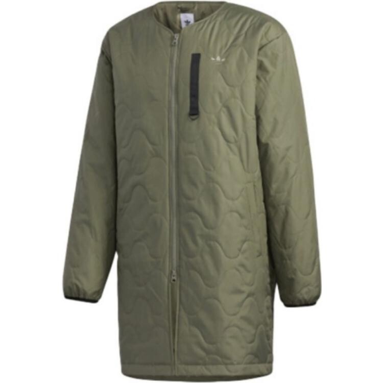 Пуховик Adidas Originals Premium Jkt 2, зеленый — фото 3