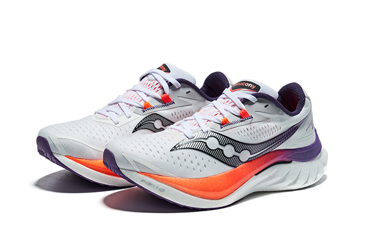 Saucony Эндорфин Спид 4 Уайт Визиоранж — Белый Оранжевый, цвет White Orange — фото 4