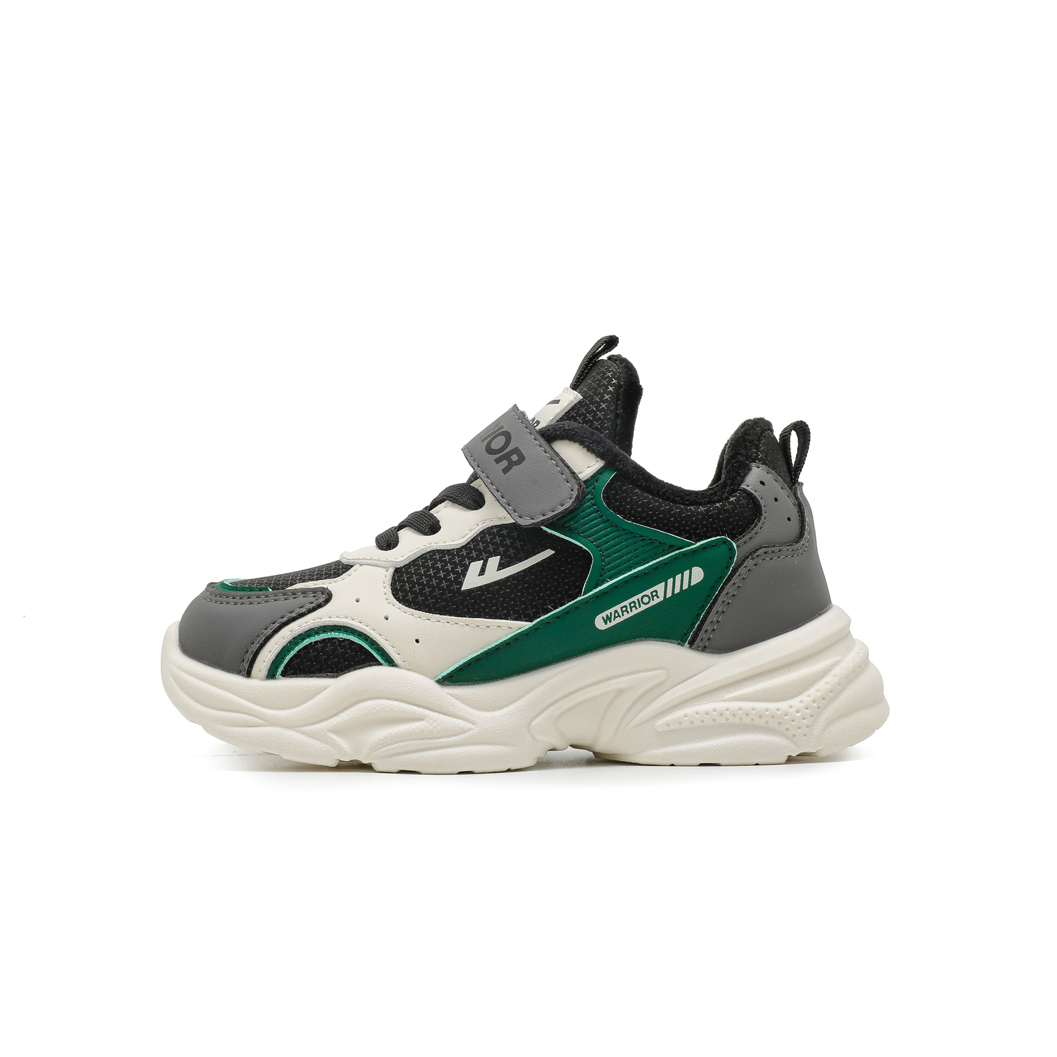 

Водонепроницаемые, нескользящие и устойчивые к истиранию утепленные ботинки Kids' WARRIOR, черный/темно-серый/бежевый (fleece-lined)