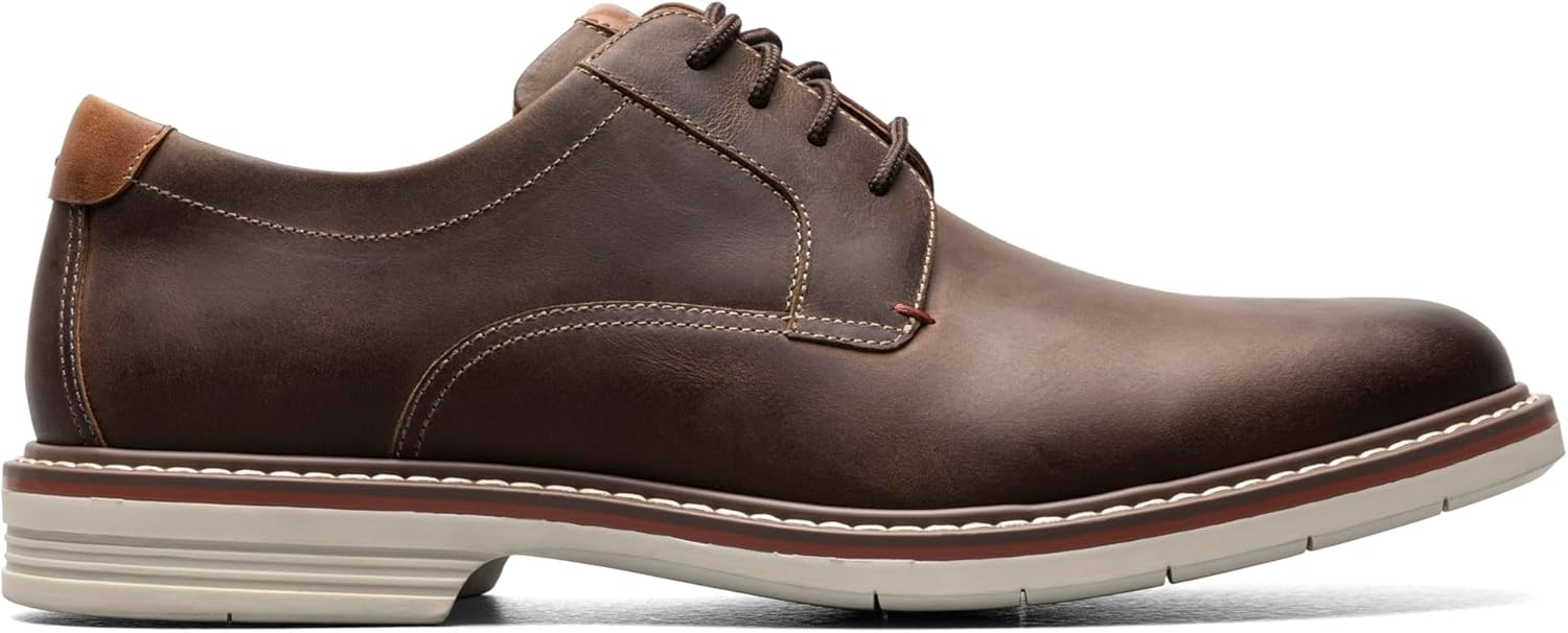 Мужские оксфорды Florsheim Neufeld с простым носком, коричневый — фото 3