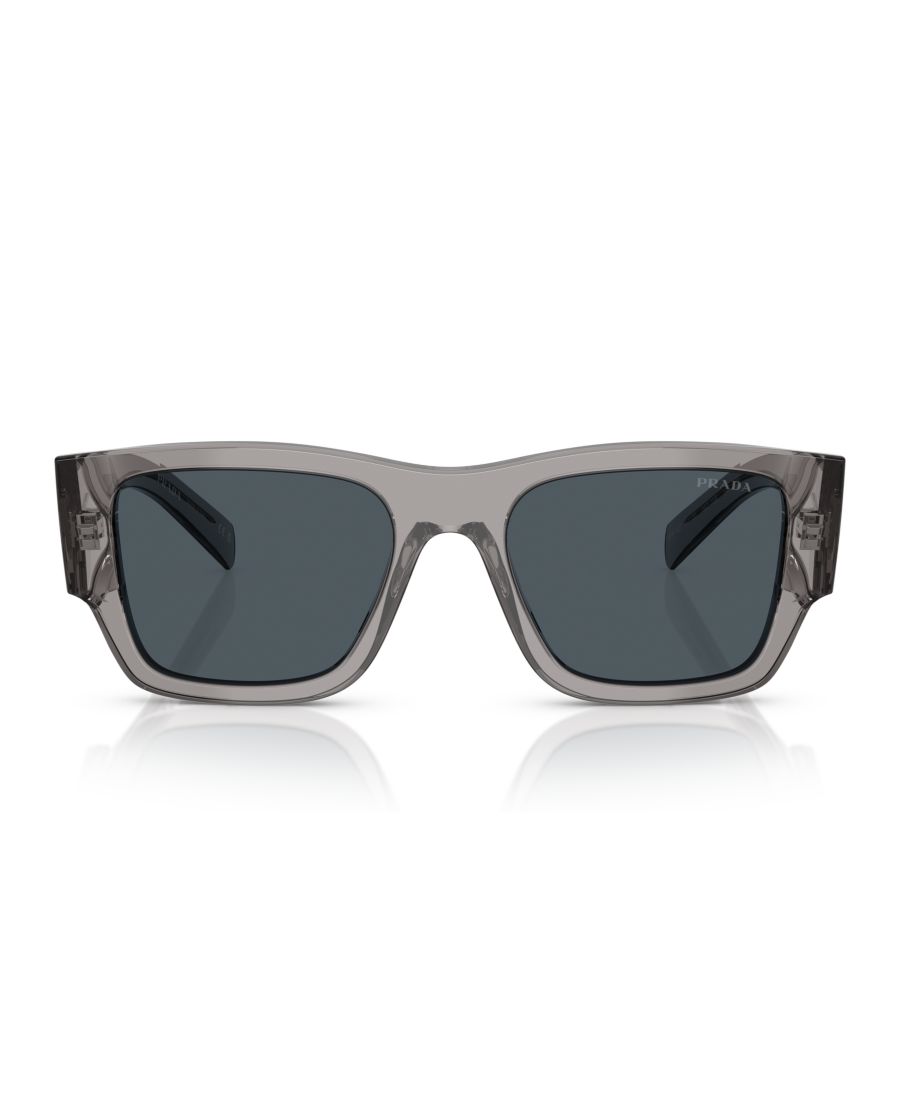 Мужские солнцезащитные очки PR 10ZS PRADA, Transparent Asphalt — фото 2