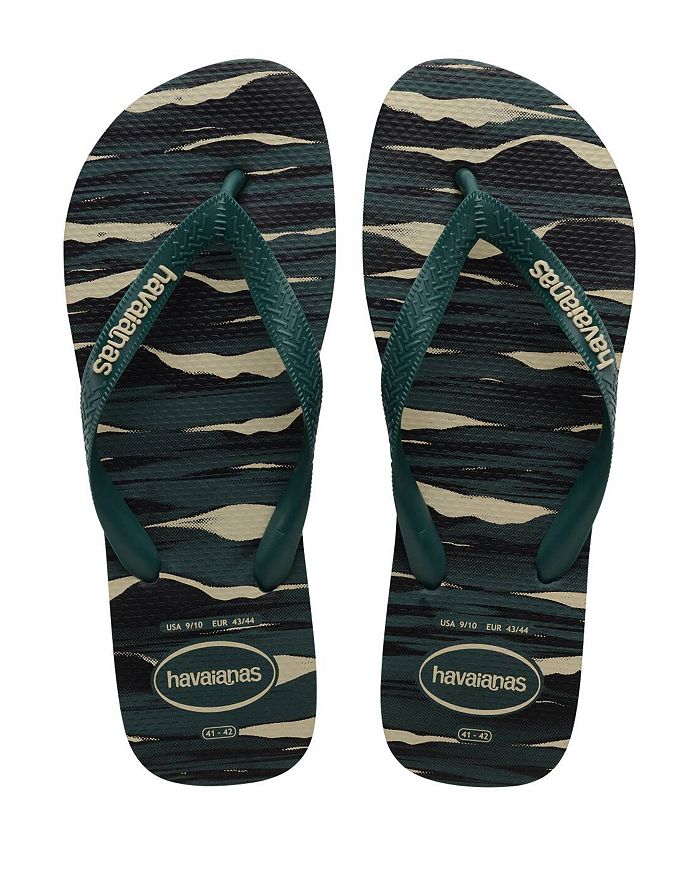 

Мужские шлёпанцы Top с камуфляжным принтом havaianas, зеленый