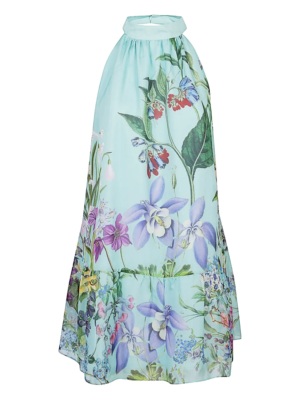 

Платье миди без рукавов с цветочным принтом St. Piece, синий