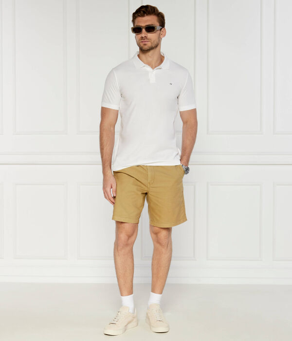 Рубашка поло Slim fit Calvin Klein, белый — фото 2