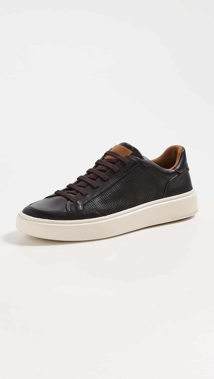 Мужские кожаные кроссовки Allen Edmonds Oliver, темно-коричневый — фото 2